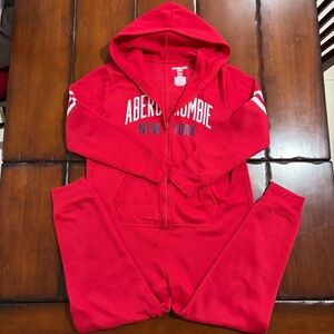 Abercrombie kids Red Onesie